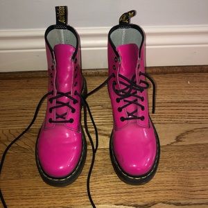 Hot Pink Dr. Martins